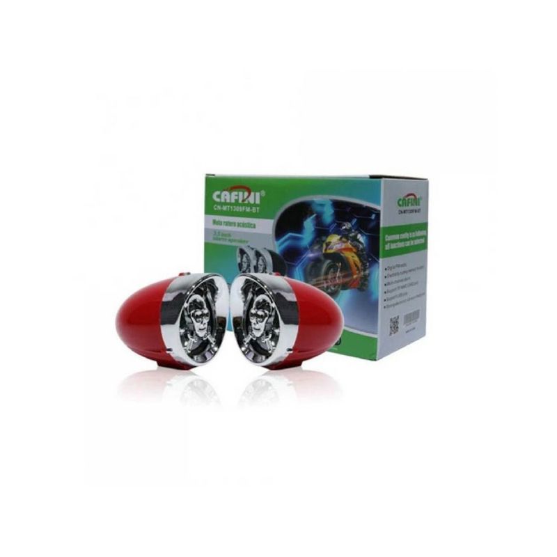 CAFINI - Parlante Cafini para Moto lineal con Alarma-Bluetooth-Usb