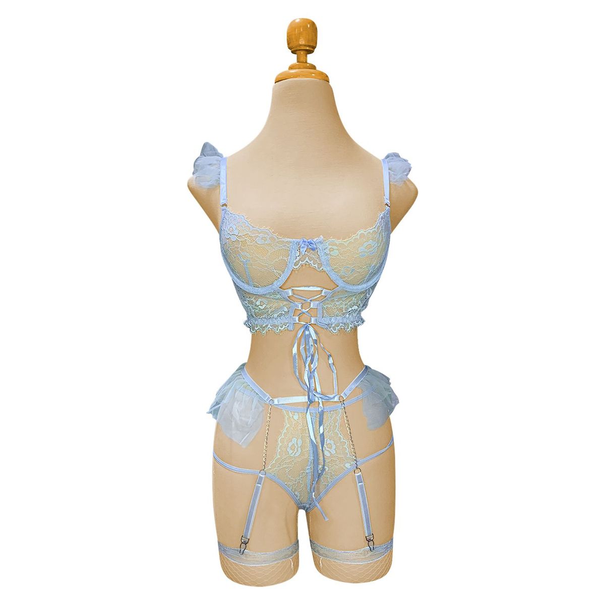 BUYPAL - Lenceria Mujer Sexy Princesa Celeste