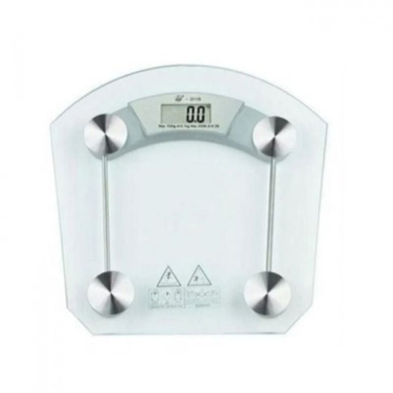 OEM - Bascula Balanza Digital de Baño Bascula Vidrio Templado