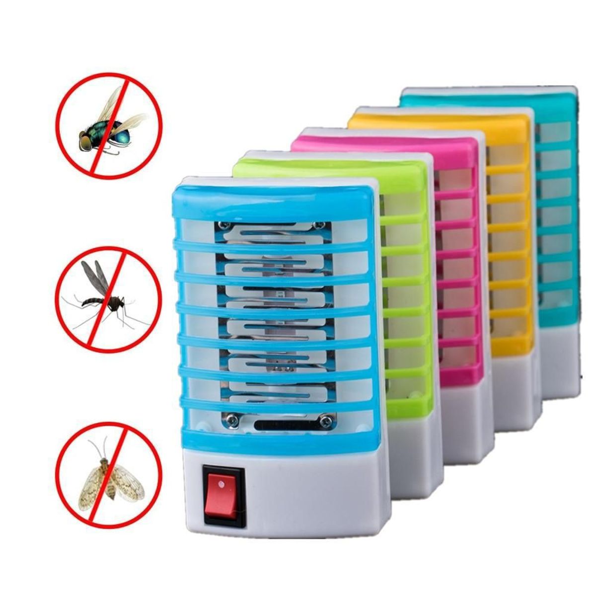 OEM - x4 Mosquiteros Electrico Led Moscas Zancudos Insectos De La Noche