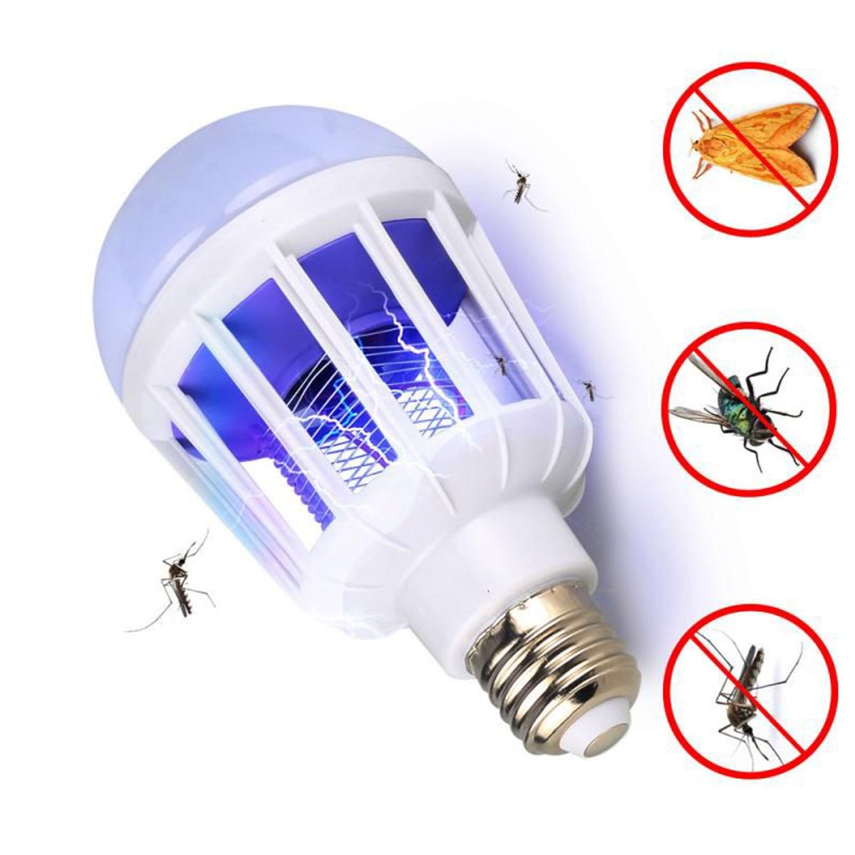 OEM - Foco Led Eléctrica Elimina Zancudos Moscas Mosquitos Electrico