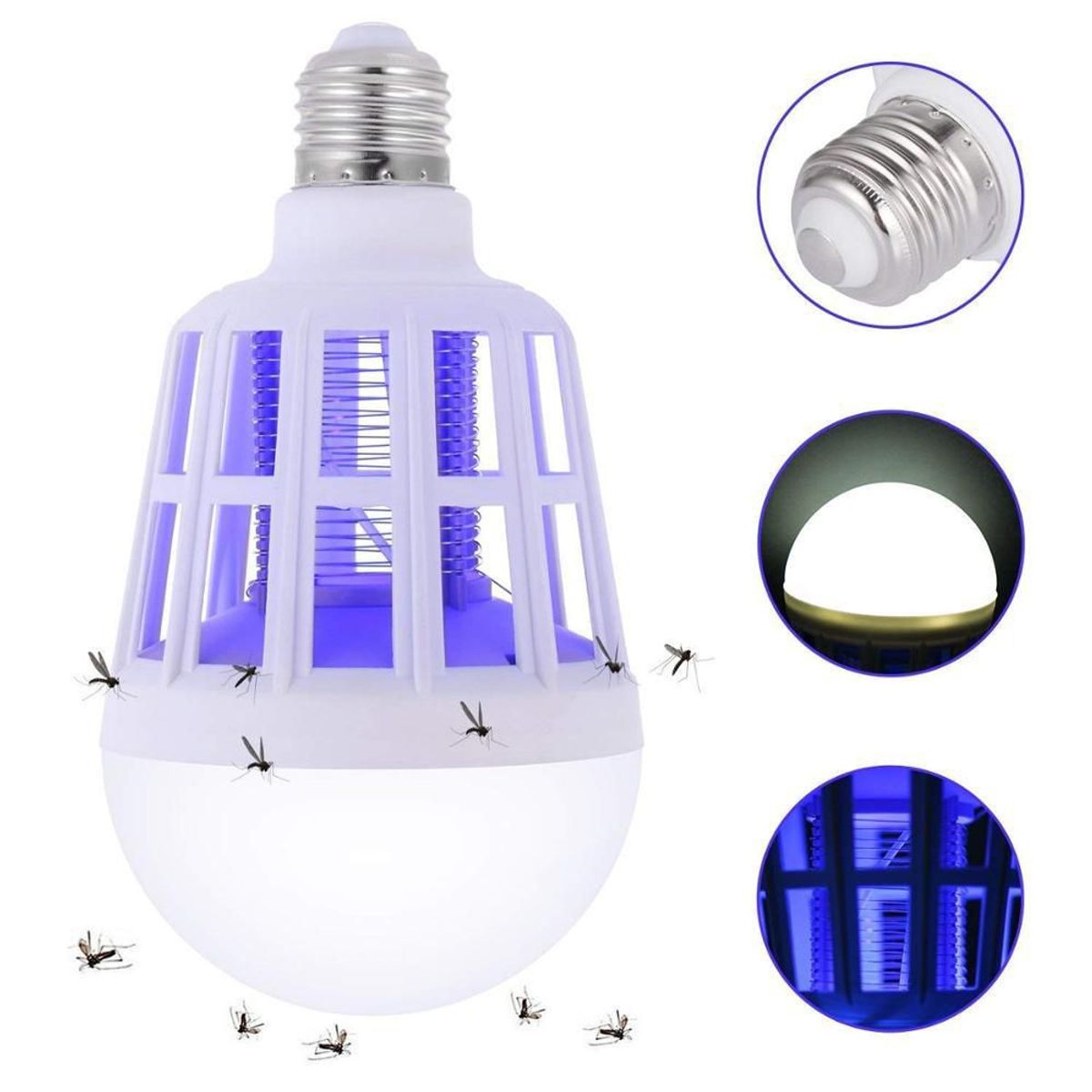 OEM - Foco Led Eléctrica Elimina Zancudos Moscas Mosquitos Electrico
