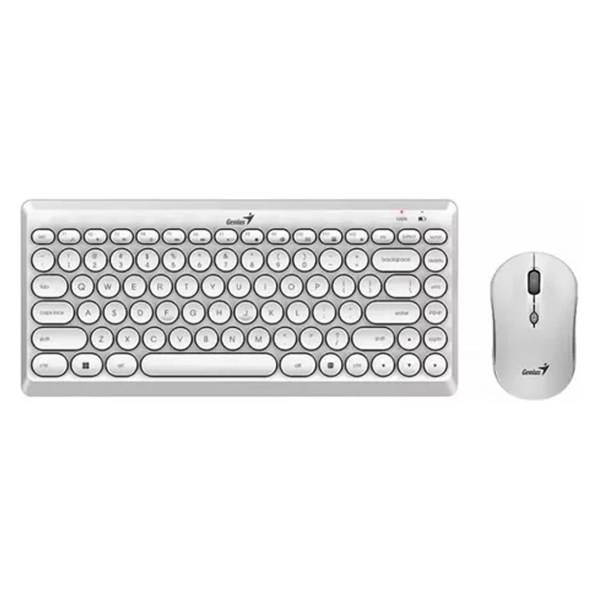 GENIUS - Combo Teclado Genius Q 8000 Blanco