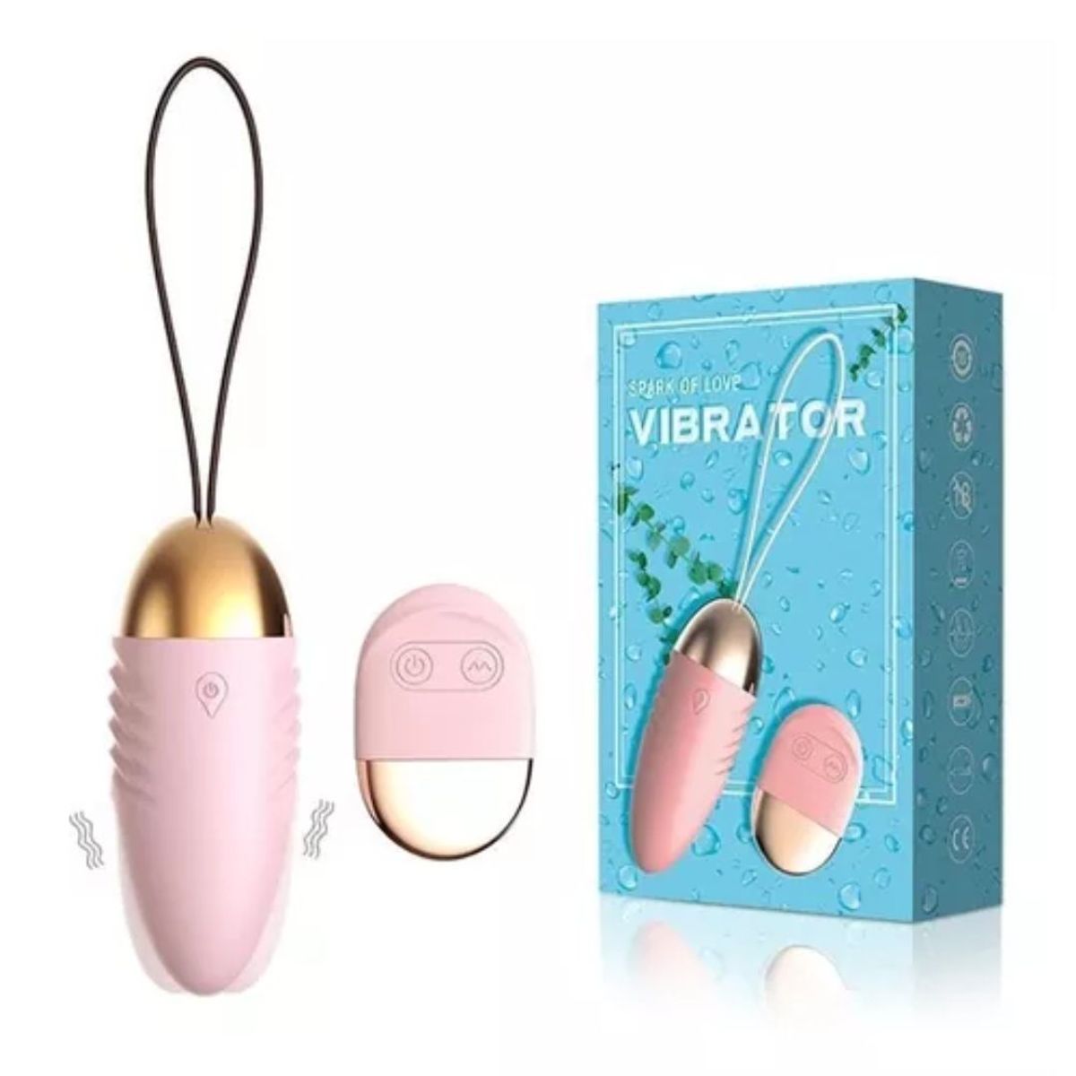 GENERICO - Huevo Vibrador Con Control Remoto Inalámbrico Spark