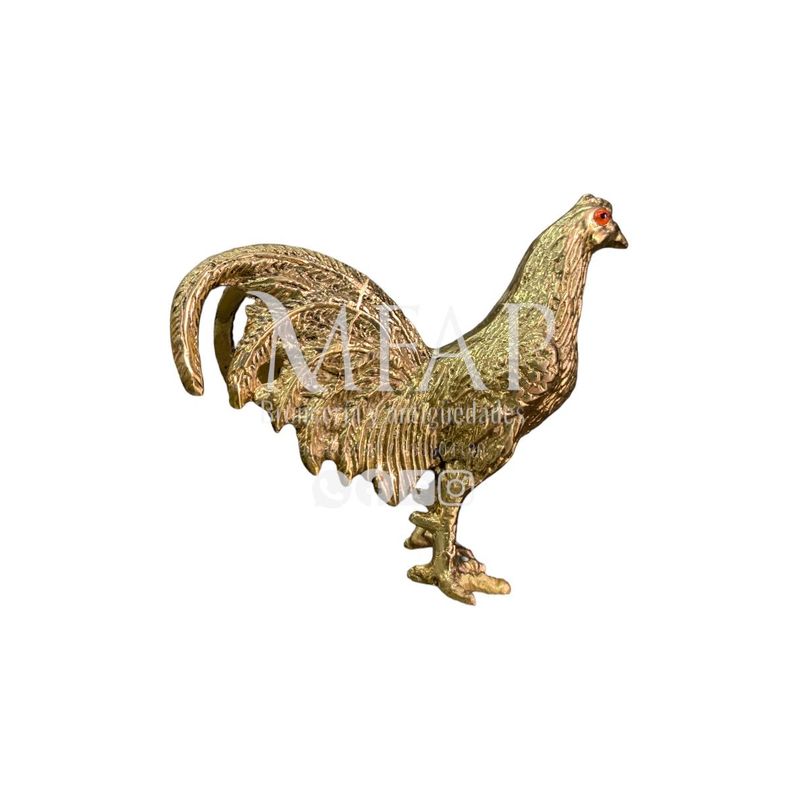 MFAP BRONCERIA Y ANTIGUEDADES - Gallo de bronce granjero