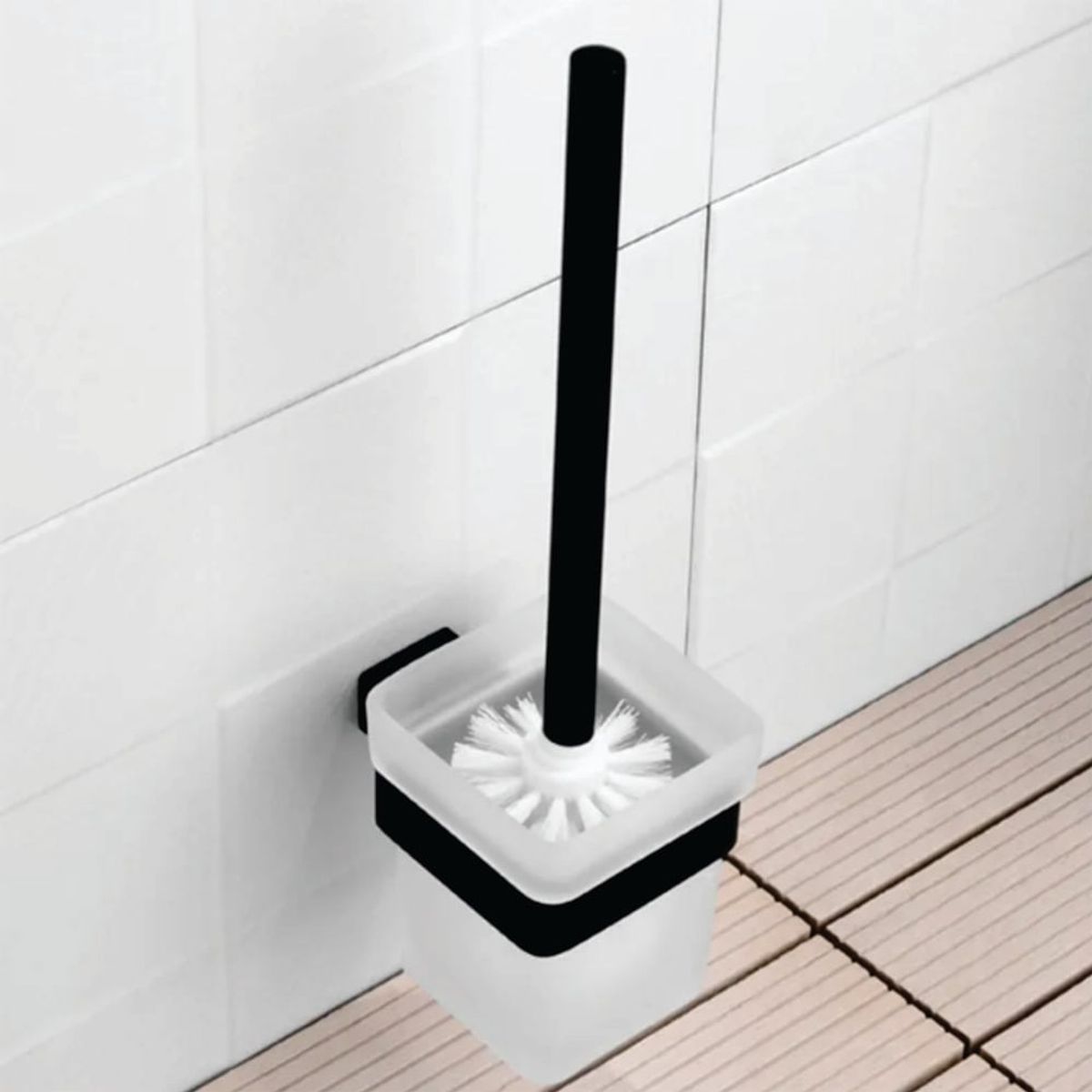 GENERICO - Cepillo de inodoro de acero inoxidable 304