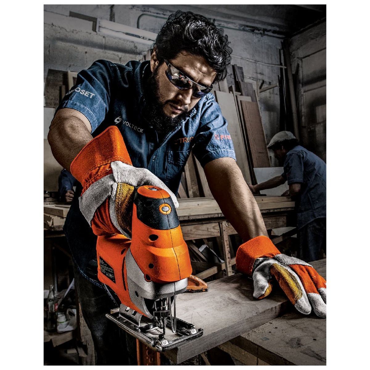 TRUPER - Combo lijadora orbital sierra caladora hojas segueta sierra caladora