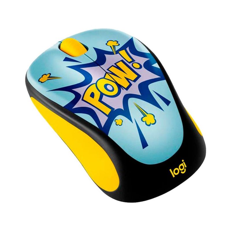 LOGITECH - MOUSE INALAMBRICO LOGITECH M317C WIRELESS POW YELLOWBLACK