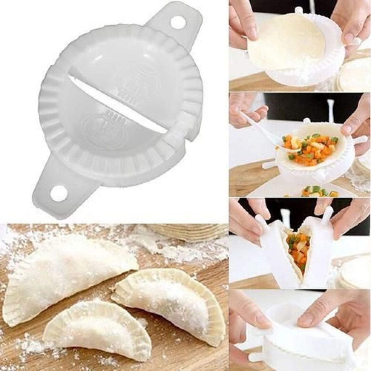 INSPIRA MARKET - Molde para Empanadas Grandes 17 cm Set x 2