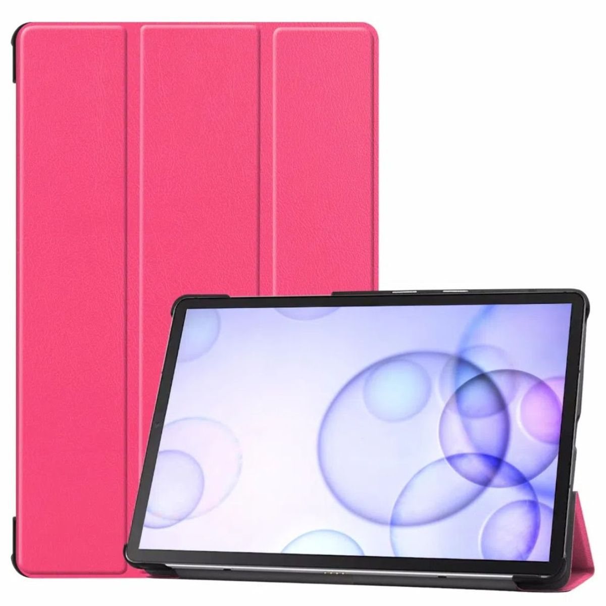 GENERICO - Funda Bookcover mas Mica de Vidrio para Tablet Xiaomi Pad 6 Fucsia