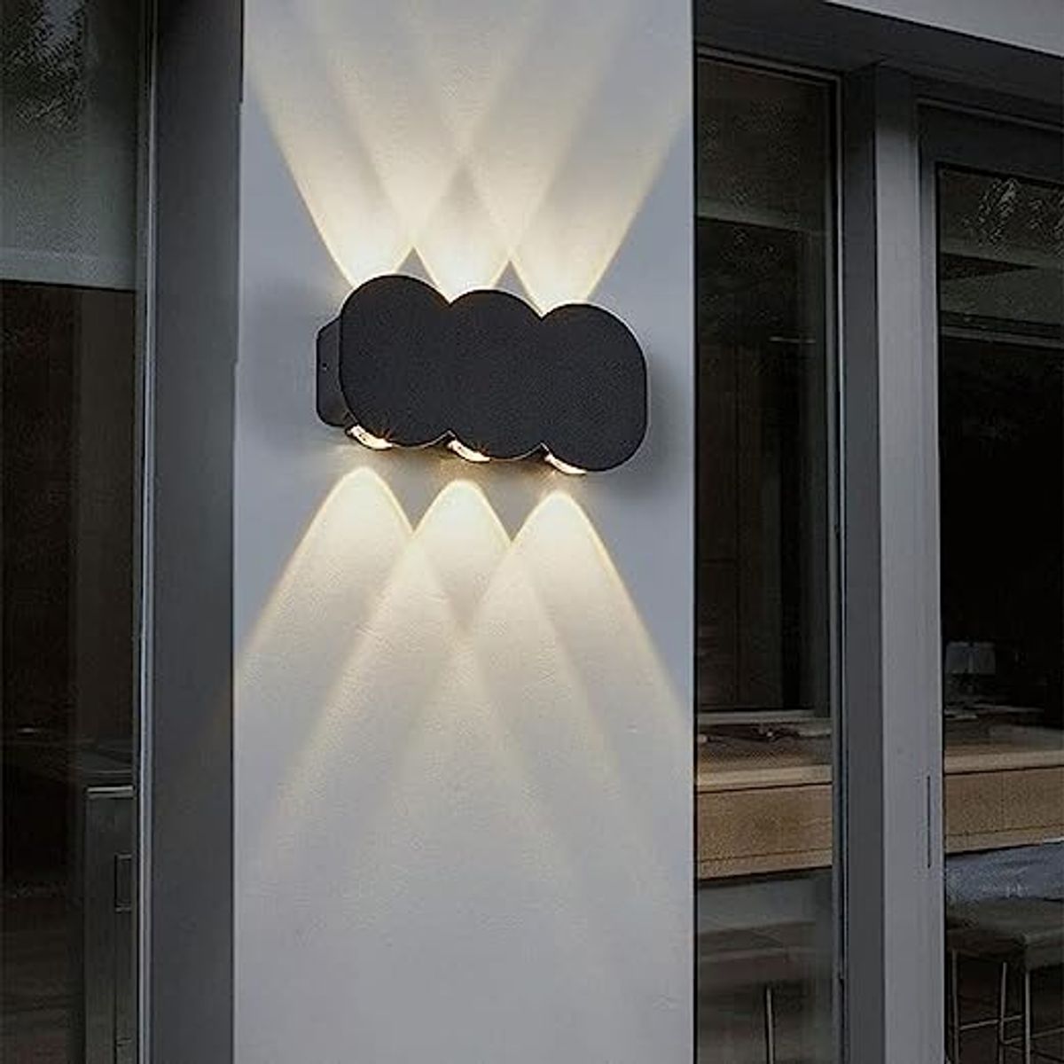 GENERICO - Lampara de pared Aplique garra de dragón 6w Luz Calida