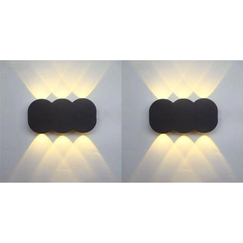 GENERICO - Pack 2 Lampara de pared Aplique garra de dragón 6w Luz Calida