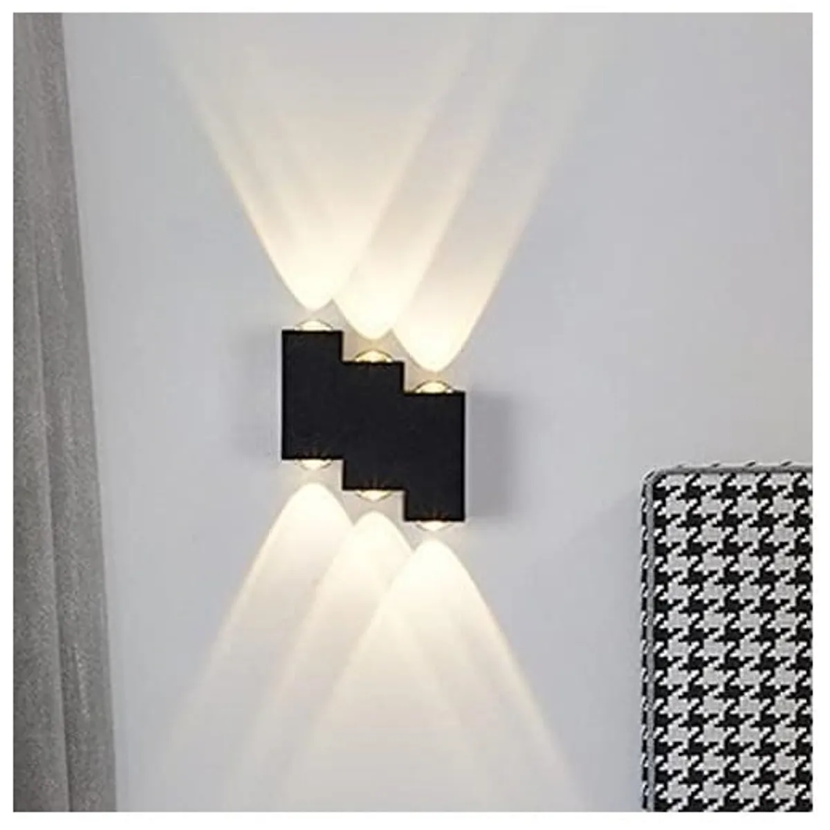 GENERICO - Lampara de pared Led Aplique escalera 6 w Luz Calida + RGB