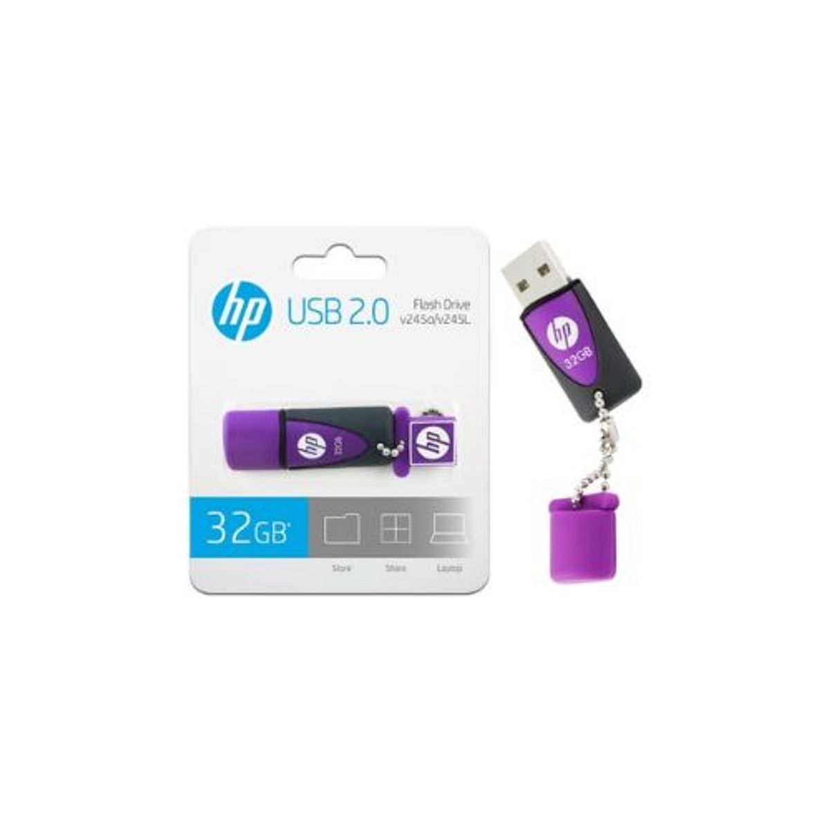 HP - MEMORIA USB 2.0 HP 32GB V245O/V245L MORADO