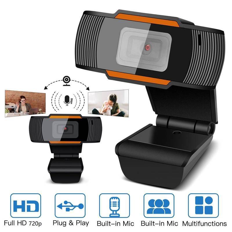 GENERICO - Camara Web HD 720P Microfono Webcam Pc Laptop Itelsistem
