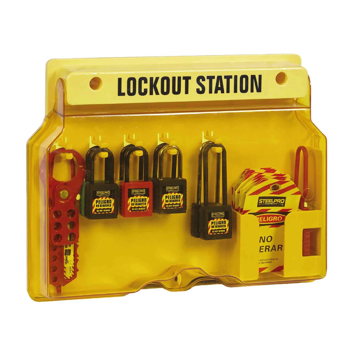 STEELPRO - ESTACIÓN DE BLOQUEO CON TAPA POLICARBONATO