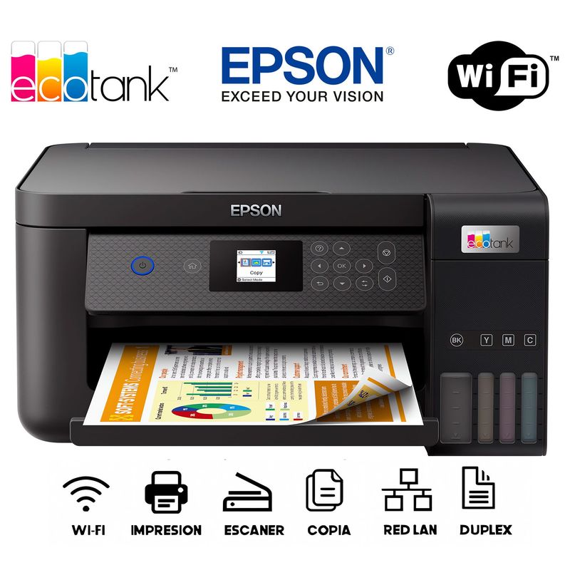 EPSON - Impresora Multifuncional Epson Ecotank L4260 Wifi Duplex