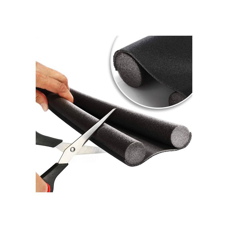 GENERICO - Burlete de Puerta Espuma Flexible 95cm Sonido Polvo Color Aleatorio