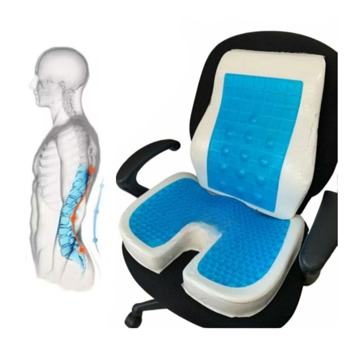 OEM - Pack Asiento y Espaldar con Gel