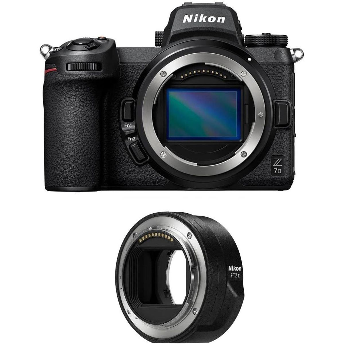 NIKON - Cámara sin espejo Nikon Z7 II con kit adaptador FTZ