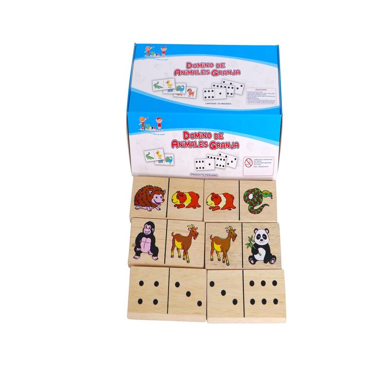 JENSA TOYS - Dominó de animales y puntos