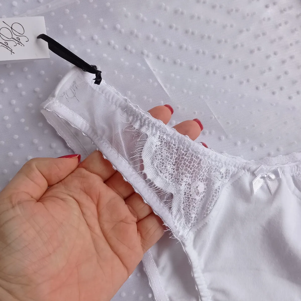 SOFISOFT - Trusa Bikini Alas Sofisoft algodón y encaje colombiano