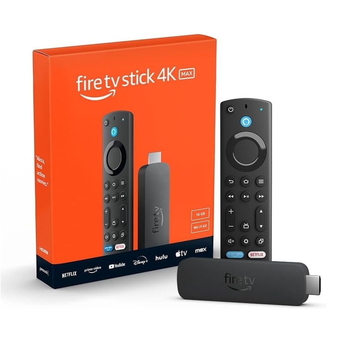 AMAZON - AMAZON FIRE TV STICK 4K MAX  WiFi 6E- 2da GEN. - NO CHROMECAST TV 4K