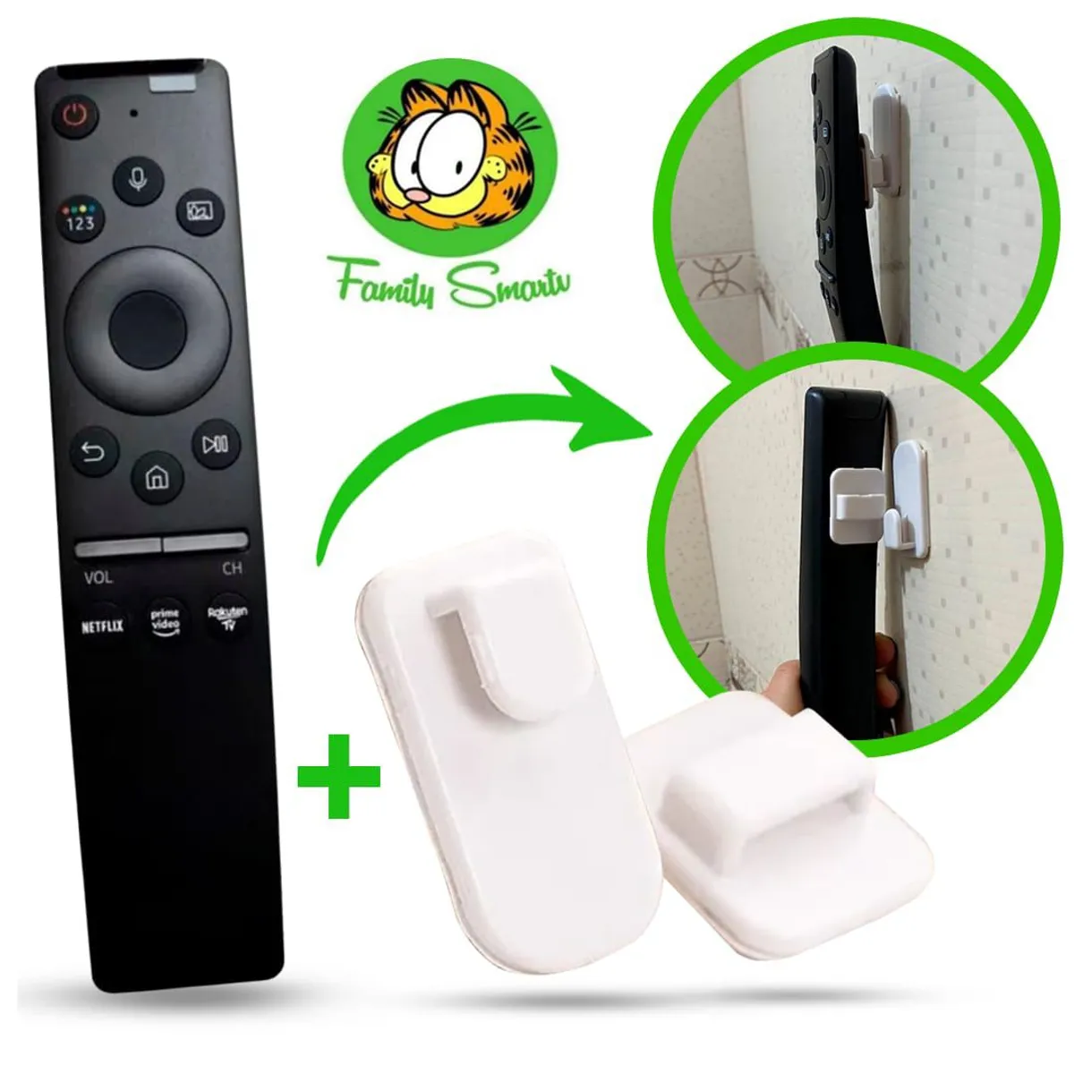 UNIVERSAL - Control Remoto Samsung Con comando Voz Bn59-01330  + Soporte