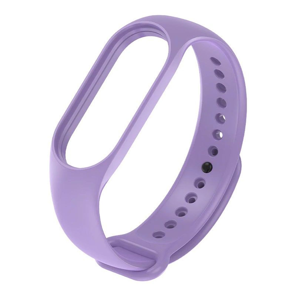 GENERICO - Correa de silicona para Xiaomi Mi Band 7 - LILA + MICA