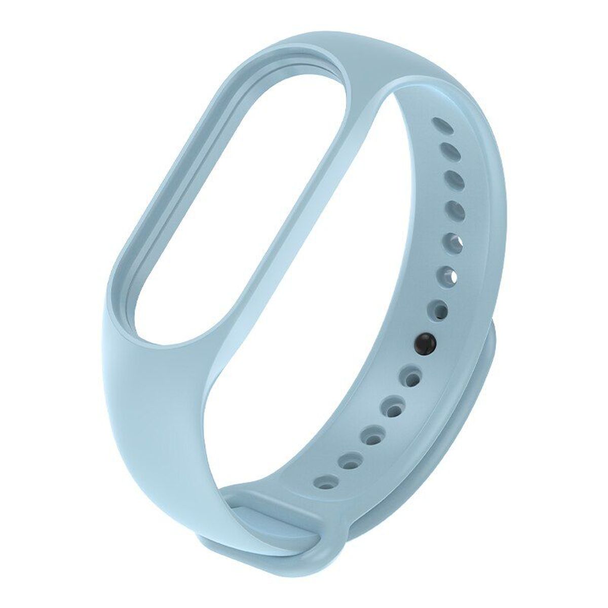 GENERICO - Correa de silicona para Xiaomi Mi Band 7 - CELESTE + MICA