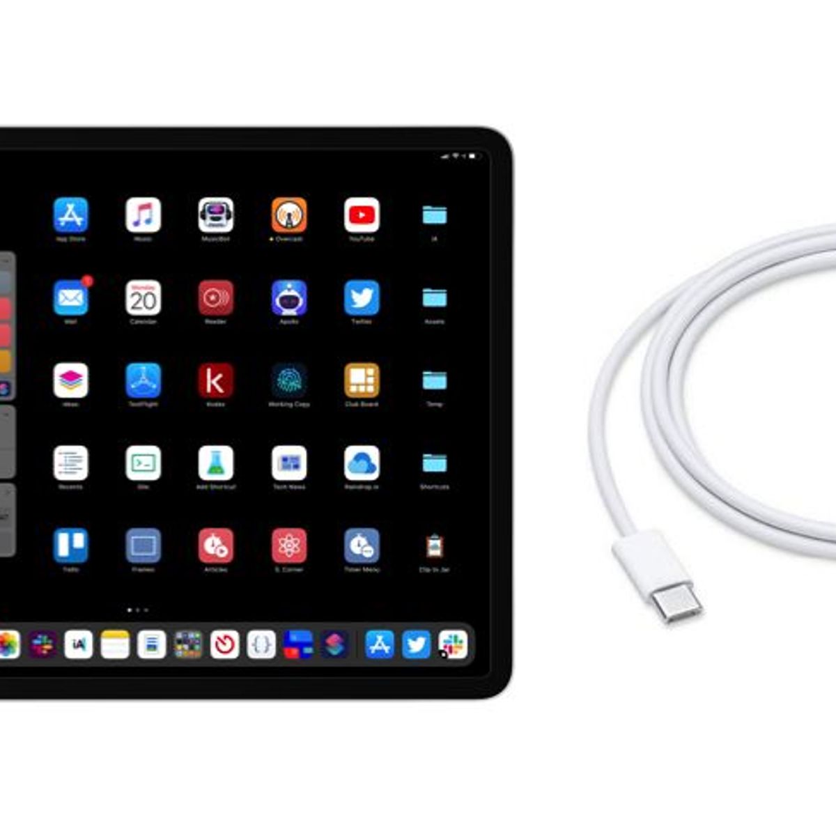 APPLE - Cable Tipo C a Tipo C Apple para iPad y MacBook