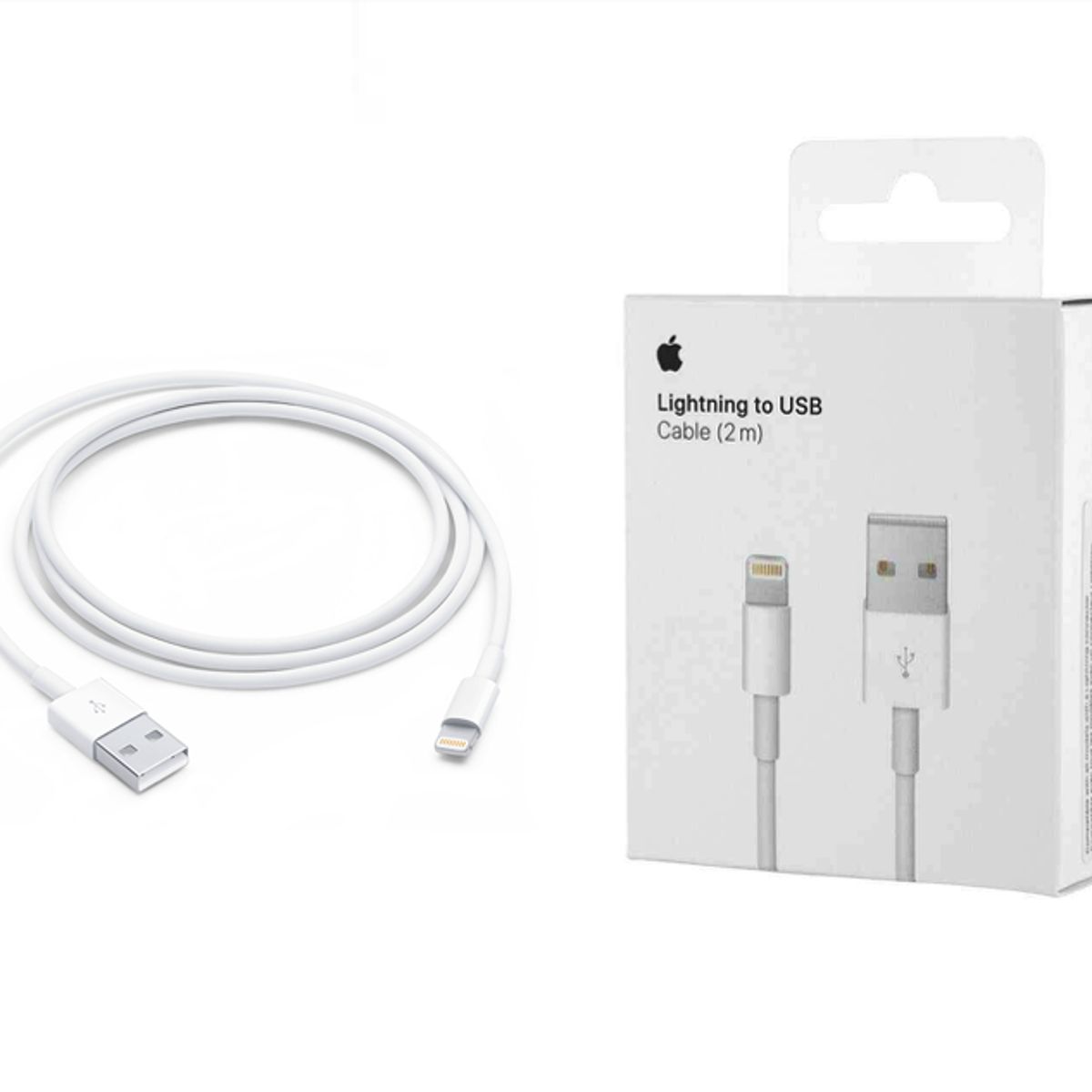 APPLE - Cable de 2 Metros Lightning a USB Apple