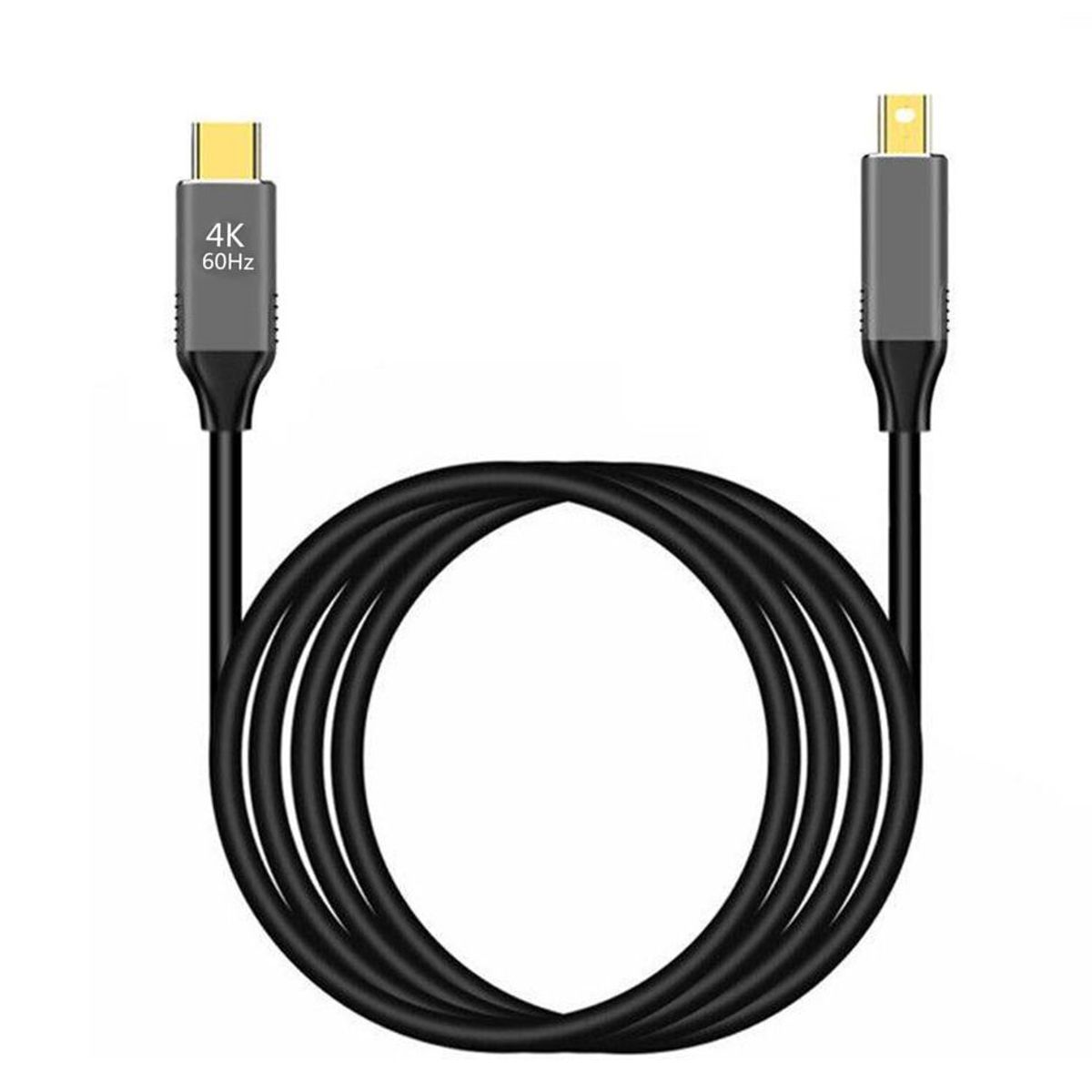 OEM - Cable Tipo C a Mini DisplayPort DP 4K 60Hz - 1.80 Metros