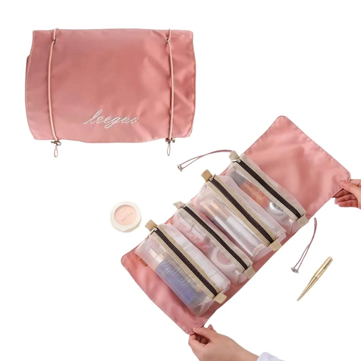 GENERICO - Neceser 4en1 Organizador Separables de Maquillaje para Bolso o Maleta