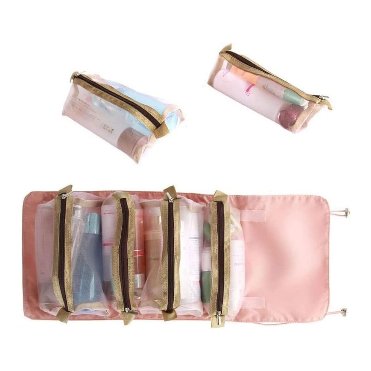 GENERICO - Neceser 4en1 Organizador Separables de Maquillaje para Bolso o Maleta