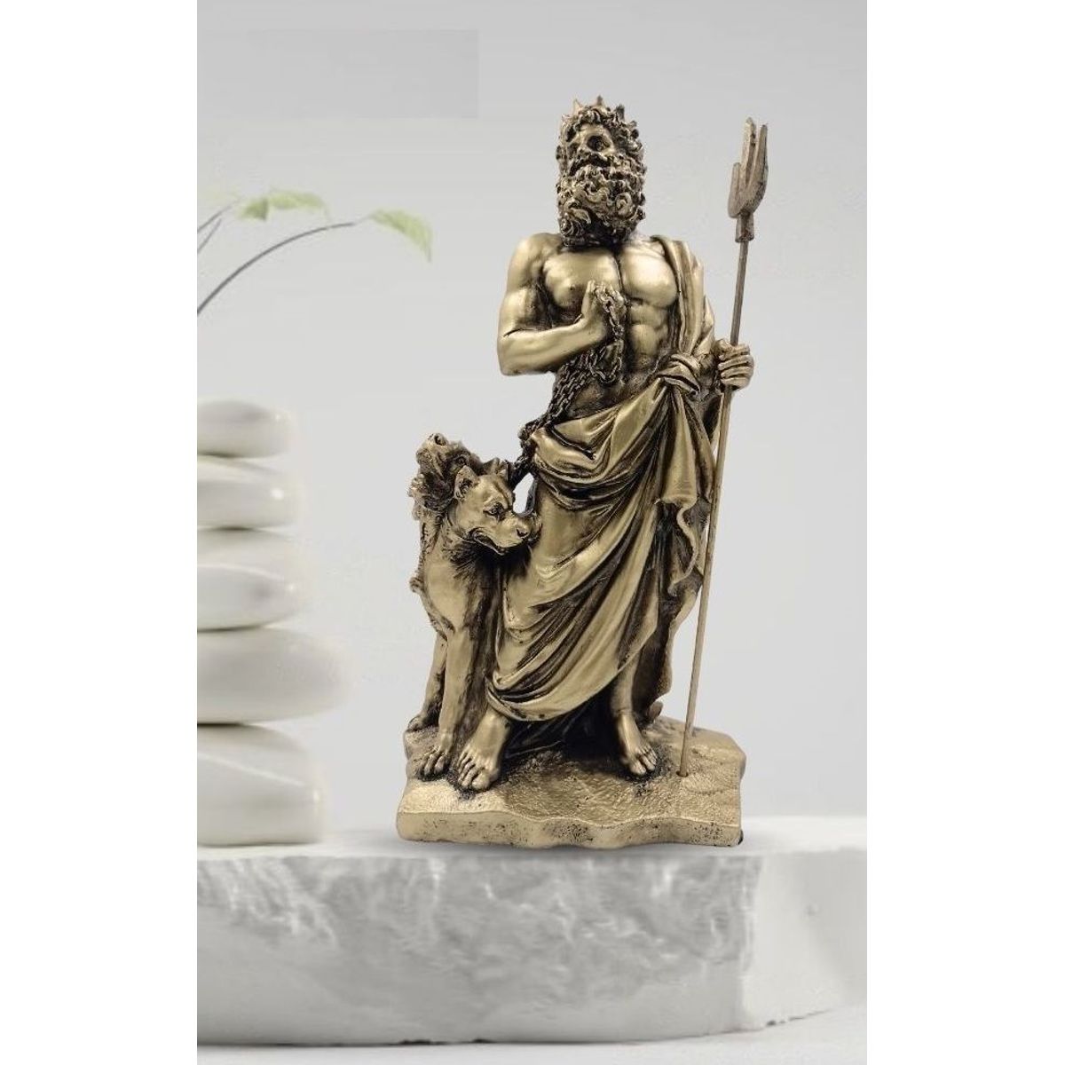 GENERICO - Escultura de Poliresina Cancerbero