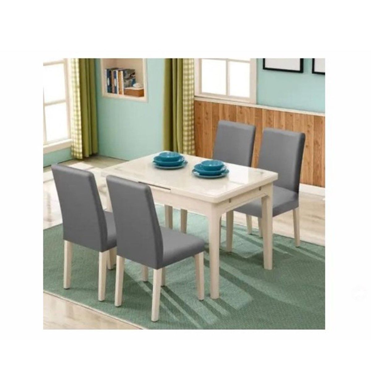 GENERICO - Funda De Silla Comedor De Silla Ajustable Elástica-6PCS