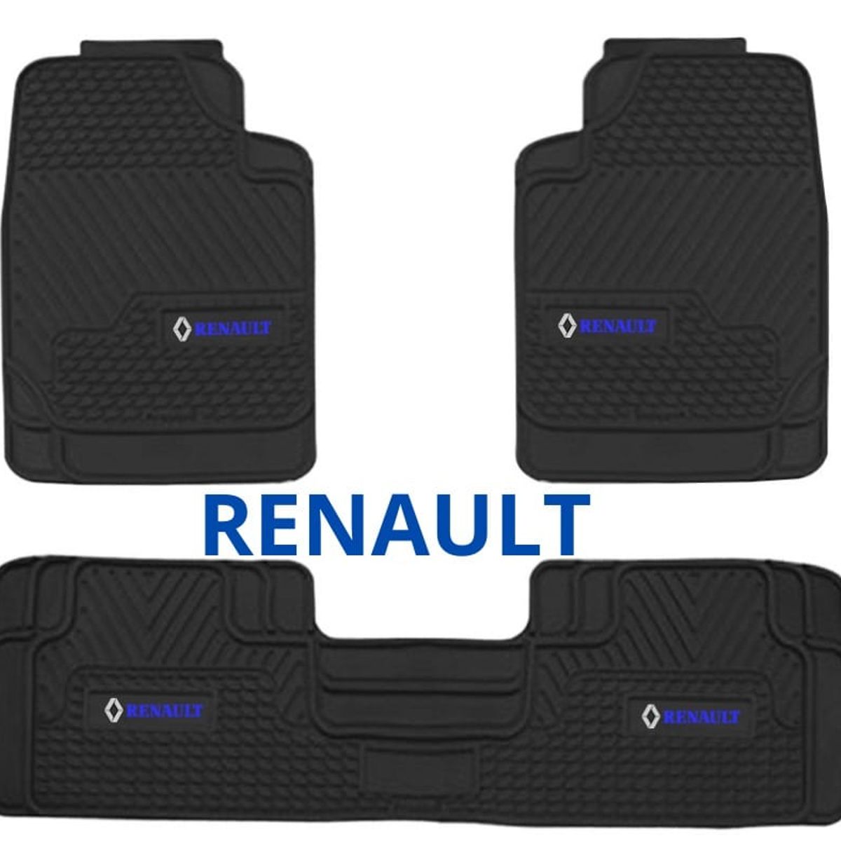 GENERICO - Pisos RENAULT para Autos y Camionetas 3piezas