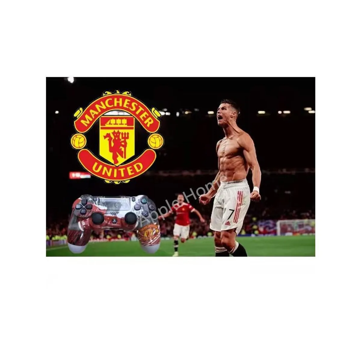 GENERICO - Playstation 4 V2 controlador Cristiano Ronaldo CR7 Manchester United.