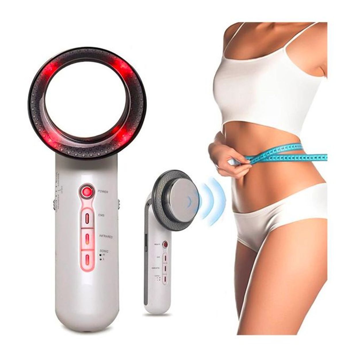 GENERICO - Ultrasonido - EMS - Cavitación Galvánico Infrarrojo 3 en 1.