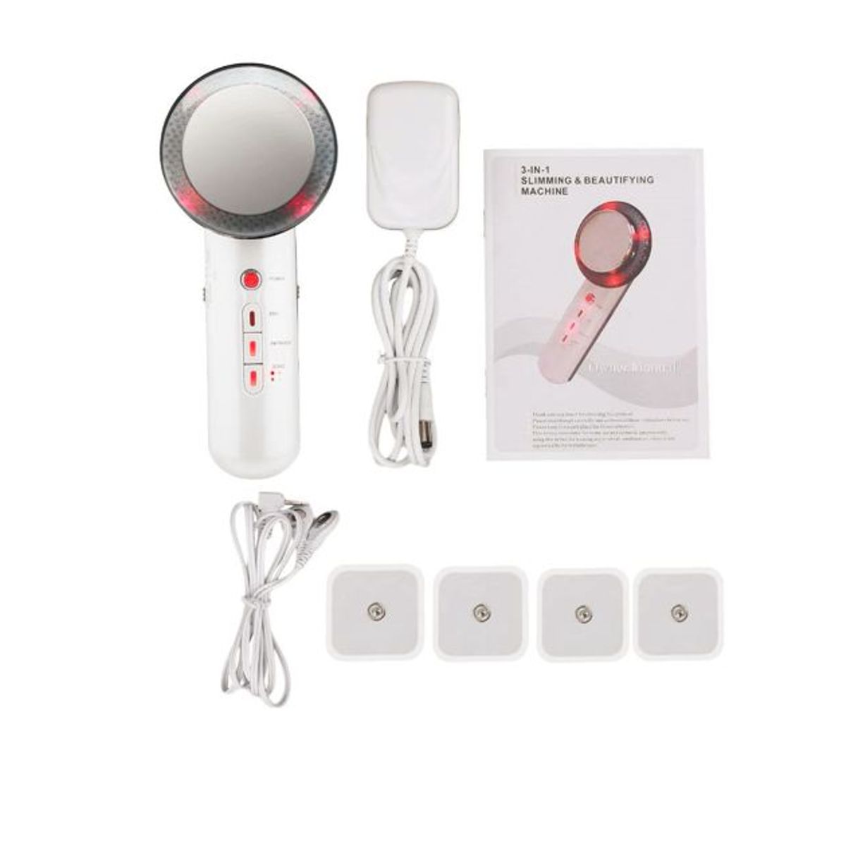 GENERICO - Ultrasonido - EMS - Cavitación Galvánico Infrarrojo 3 en 1.