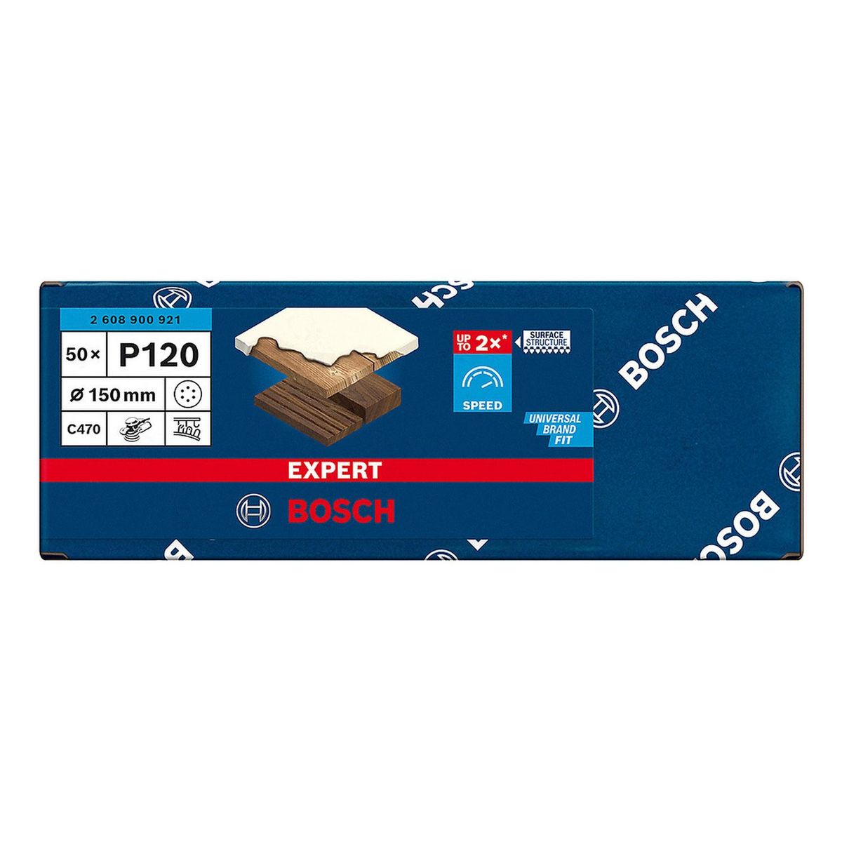 BOSCH - Lija Excentrica 6" Grano 120 50 Und Bosch Expert 2608.900.921-000
