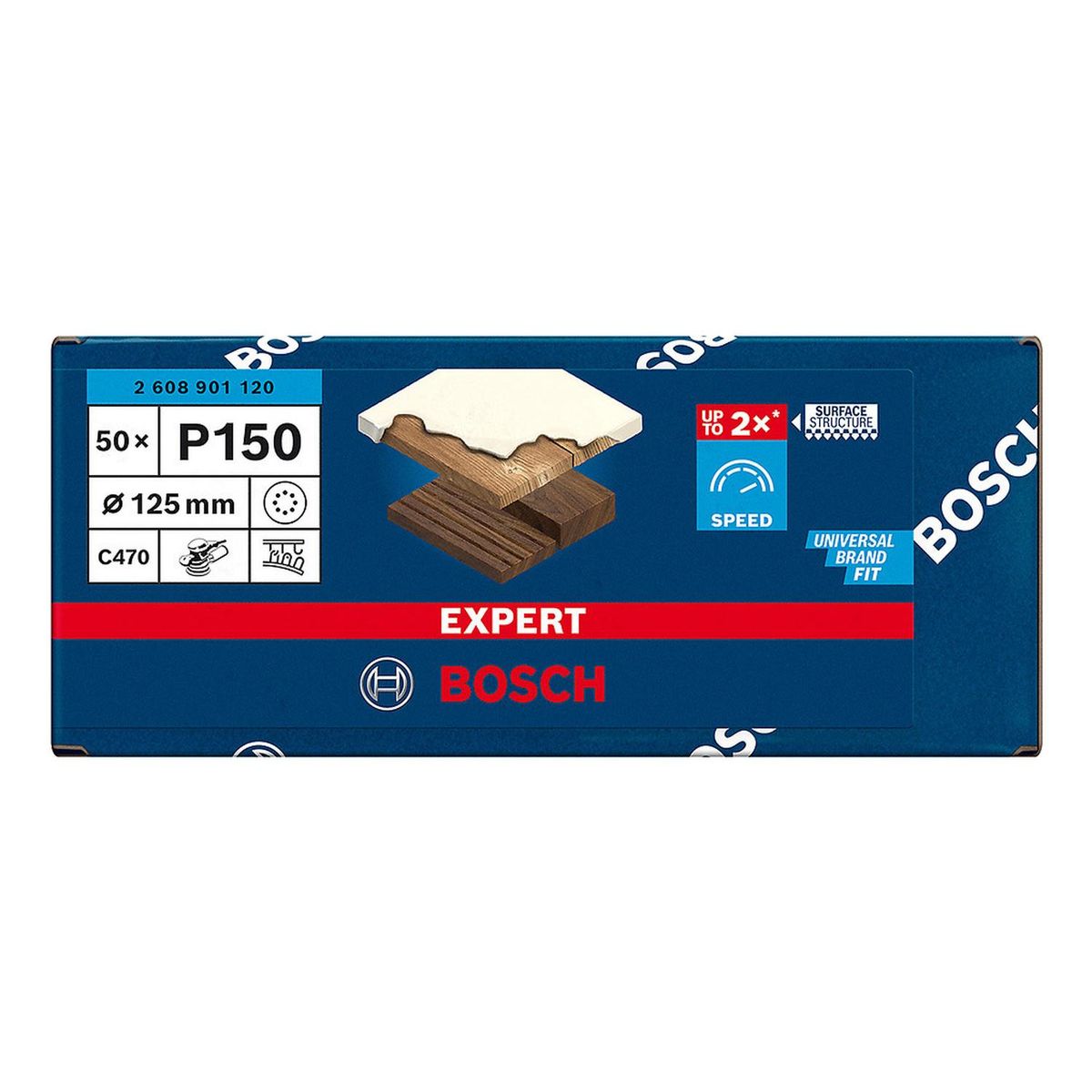 BOSCH - Lija Excentrica 5" Grano 150 50 Und Bosch Expert 2608.901.120-000