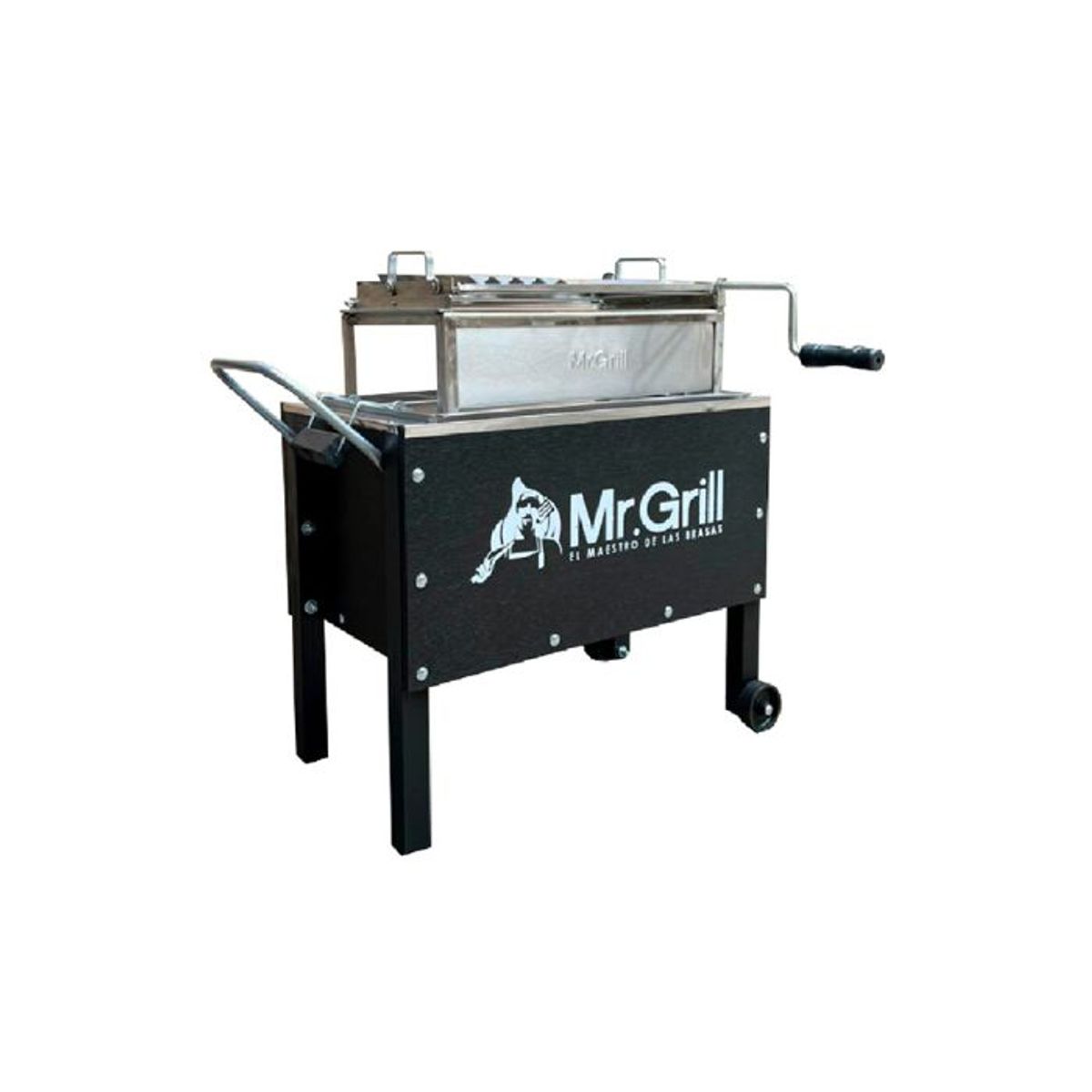 MR GRILL - CAJA CHINA MEDIANA JR BLA+PREG+ATIZADOR