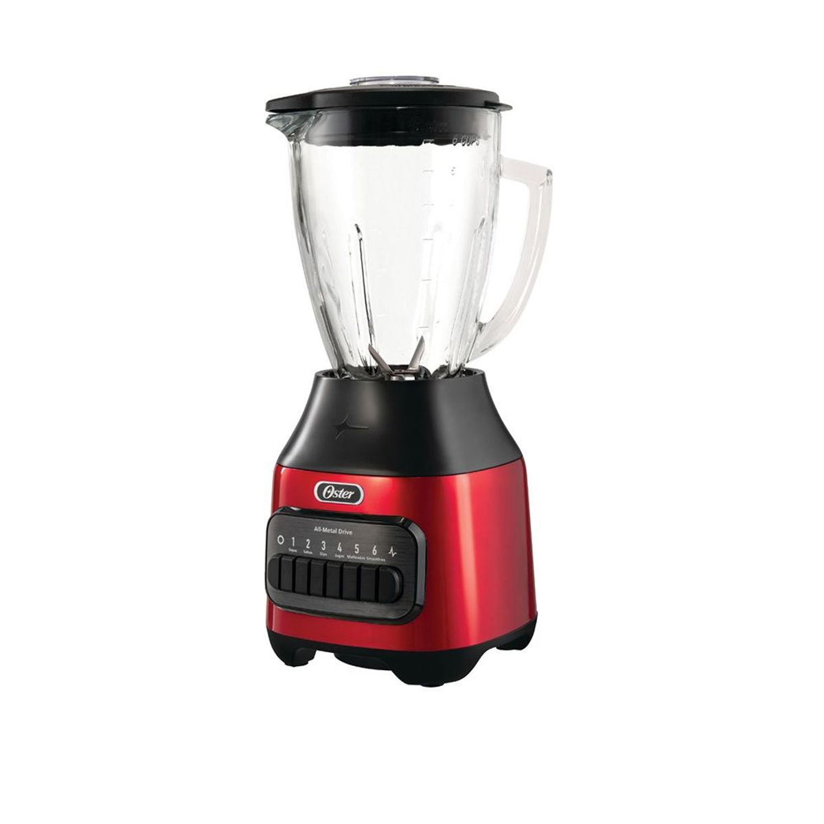 OSTER - Licuadora 1.5L de 6 Velocidadades Oster BLSTPEG-CPB Rojo