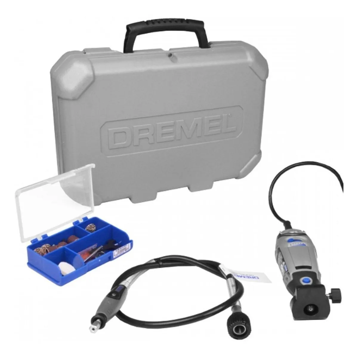 DREMEL - Minitorno dremel 3000 kit 30 accesorios + 2 aditamentos