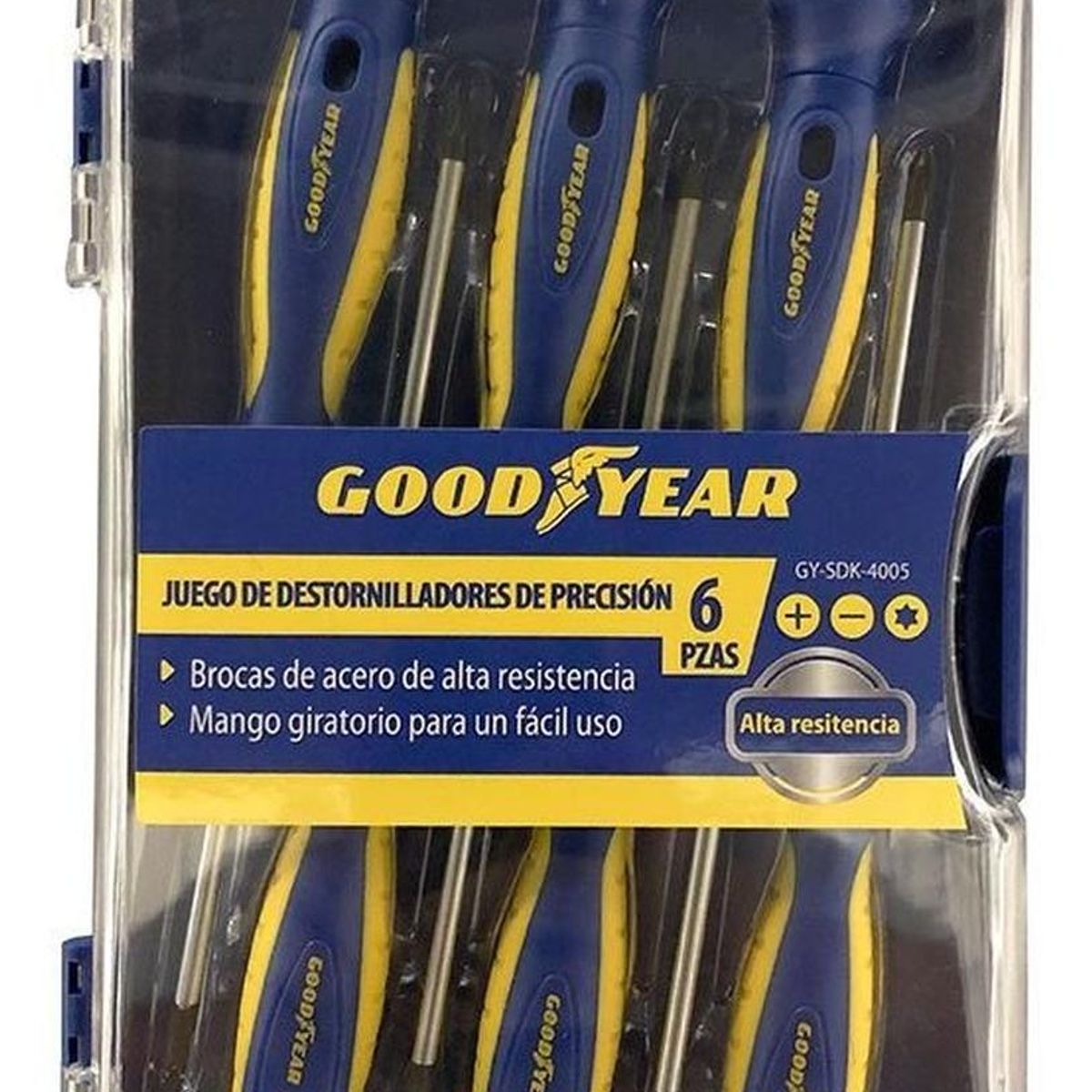 GOODYEAR - Destornillador puntas precisión set 6pz gy-sdk-4005 goodyear