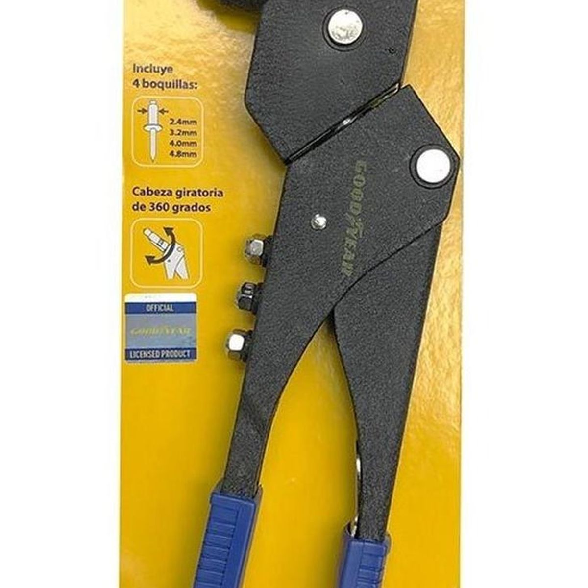 GOODYEAR - Remachadora manual aluminio 11.5 giro360 gy-hr-5003 goodyear