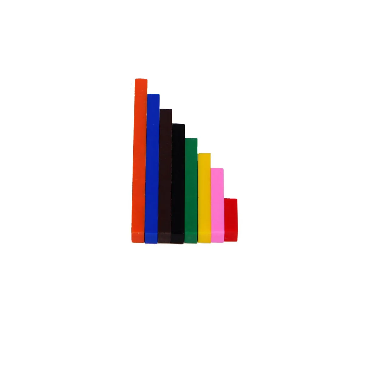 JENSA TOYS - Regletas de colores (cuisenaire)  74 Pzas