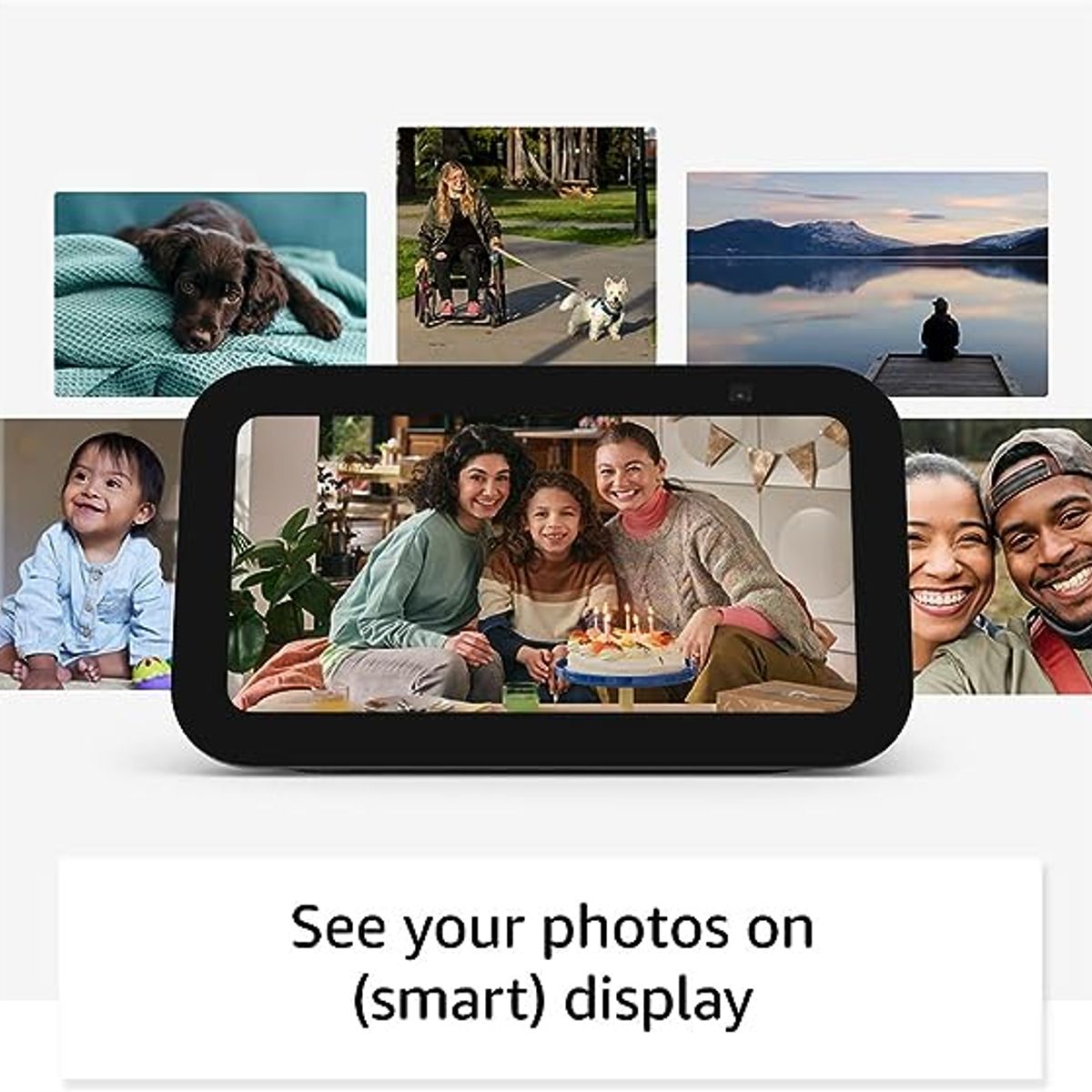 AMAZON - Amazon Echo Show 5 3ra Gen con Alexa Charcoal Negro 2023